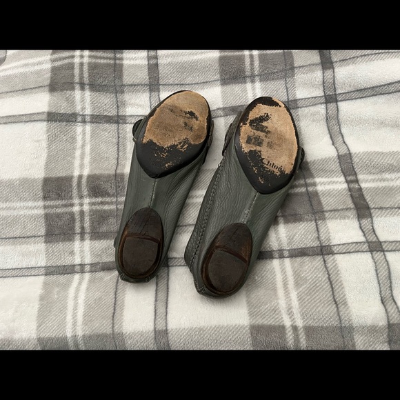 🌸Chloe paddington grey leather flats - Picture 4 of 8
